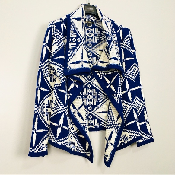 Velzera Cozy Southwest Open Front Cardigan Sweater - Picture 2 of 6